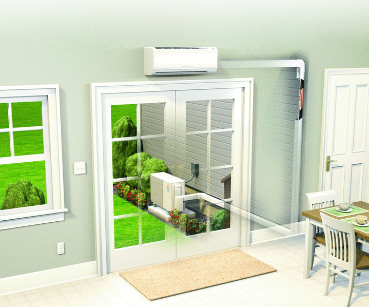 Mitsubishi Ductless Split-zoning Air-Conditioning